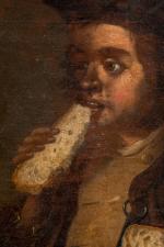 Attribué à Giacomo Francesco CIPPER (1664-1736) Les mangeurs de pain...