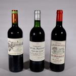 SAINT-EMILION. 3 bouteilles :- Château Cap de Mourlin , Grand...