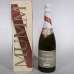 CHAMPAGNE. G.H.Mumm and Co, Cordon Rosé, 1973. 1 bouteille (niveau...