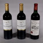 LALANDE DE POMEROL. 3 bouteilles : - Château les Hauts-Conseillants,...