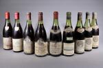 BOURGOGNE. 9 bouteilles vieux millésimes :- GIVRY. Clos Salomon, du...