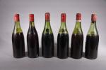 BOURGOGNE. 6 bouteilles vieux millésimes :- MERCUREY. Camille Giroud, 1937....