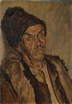 George LOWENDAL (1897-1964). Portrait de Dumitru Moroz à 79 ans....