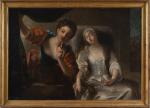 Atelier de Jean RAOUX (1677-1734).
« Une jeune personne endormie sur...