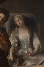 Atelier de Jean RAOUX (1677-1734).
« Une jeune personne endormie sur...