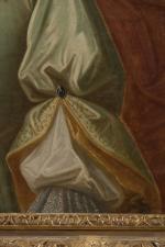 Ecole française du XVIIIe siècle. 
Portrait de femme. 
Huile sur...
