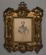 Gabriel Aristide PASSOT (1797-1875). 
Portrait de Ferdinand Philippe, duc d'Orléans....