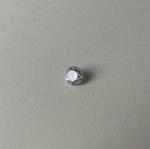 Diamant sur papier d'environ 0,8 carat de taille moderne. Diam....