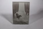 EROTICA. Treize plaques photographiques sous verre fin XIXe siècle, aux...